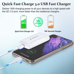 Costyle Slim Flat USB Wall Charger with foldable plug ideal for travel.