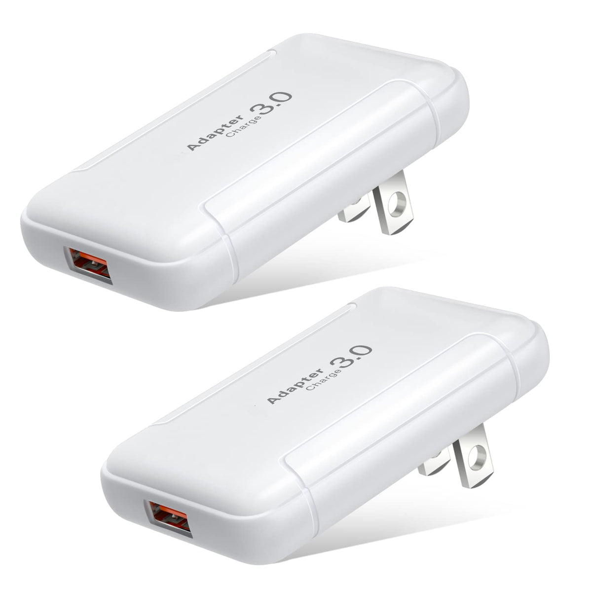 Costyle Slim Flat USB Wall Charger front view highlighting ultra-slim profile.