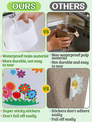 Cosweet stickers pack for decorative accents on pots and labels