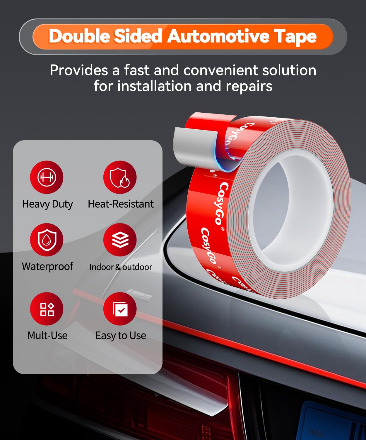 Cosygo tape heat range demonstration shows performance in extreme outdoor temperatures.