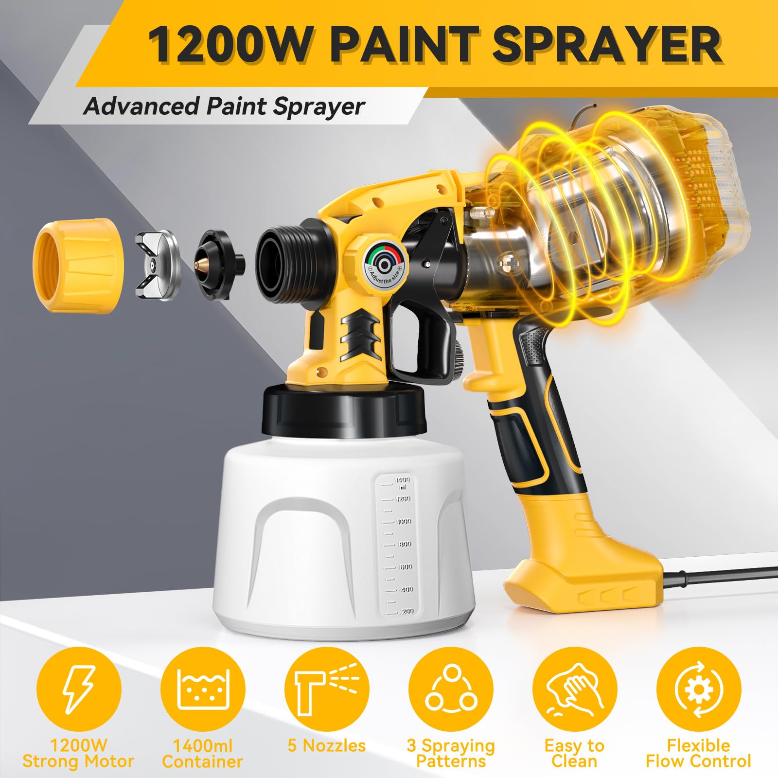Cosyjazz 1.0mm nozzle for precise trim and fine finish