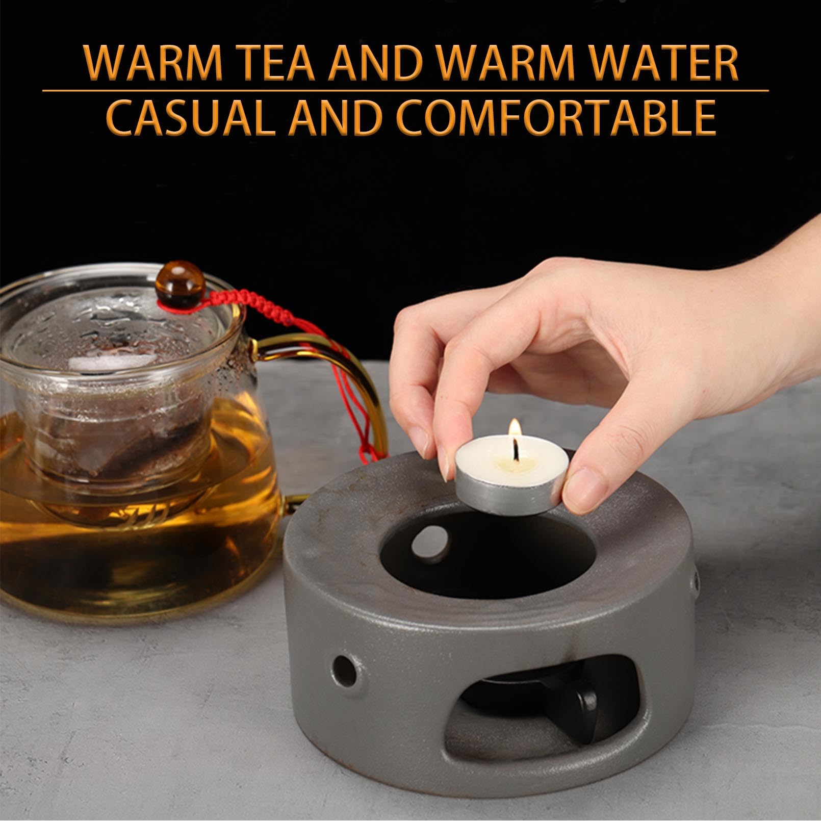 COTELEEC smokeless unscented tea lights ideal for clean indoor use.