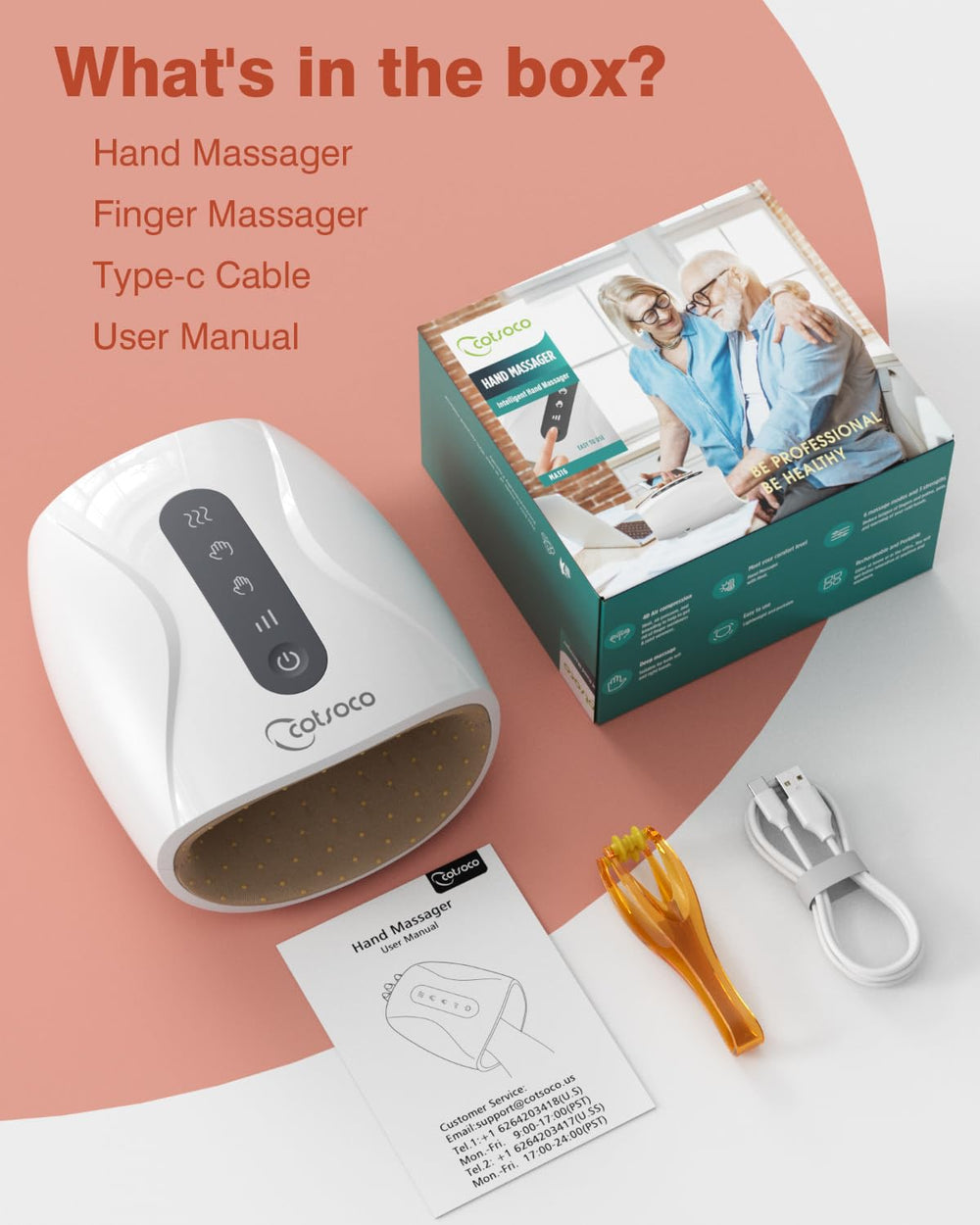 Cotsoco hand massager gift-ready packaging suits thoughtful presents.