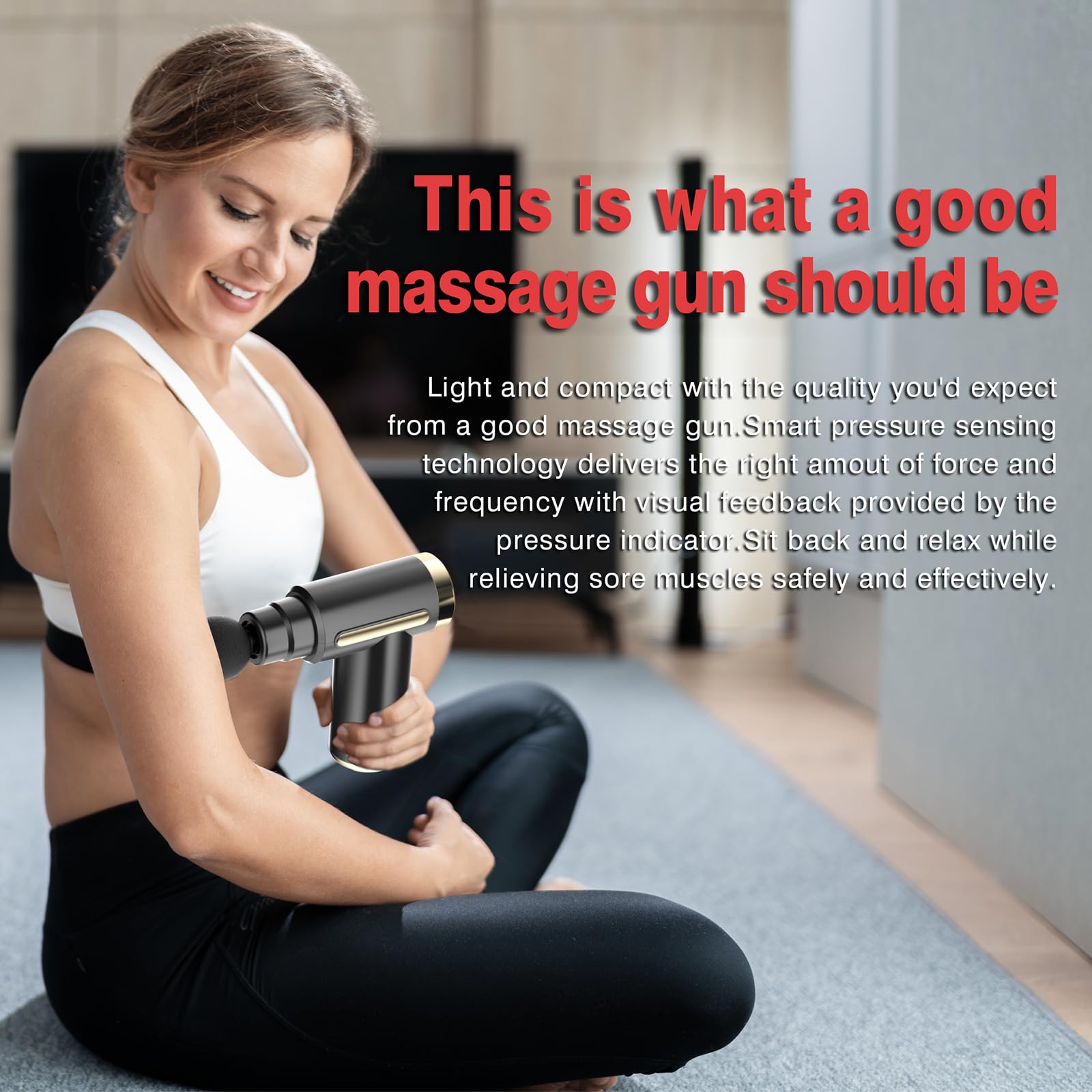 cotsoco Massage Gun long-lasting battery delivers up to several hours on low speed