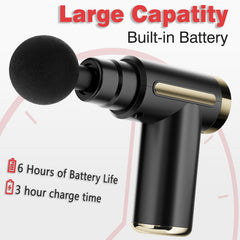 cotsoco Massage Gun Type-C charging supports easy top-ups on the go