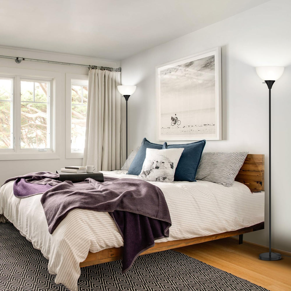Coucrek floor lamp ideal for living rooms and dorms.
