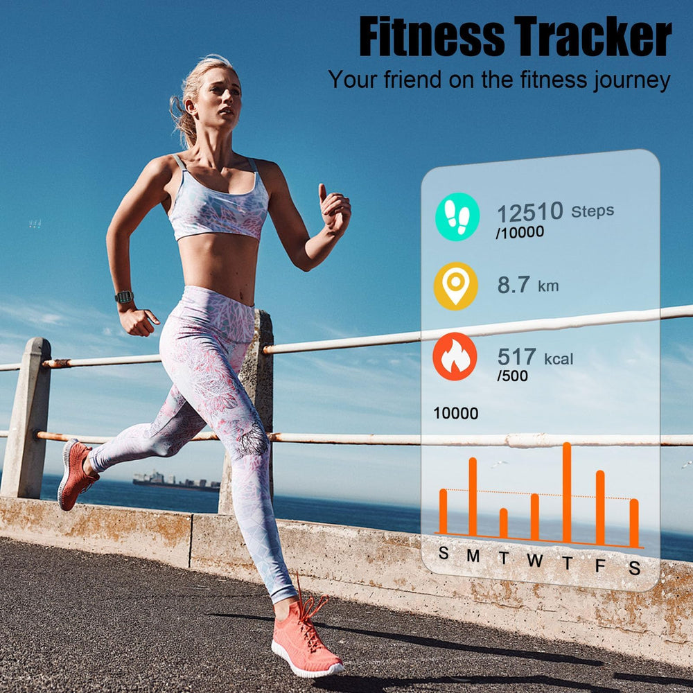 Coucur Smartwatch delivers social notifications with gentle vibration.
