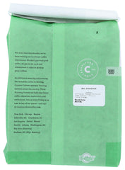 Counter Culture Big Trouble whole-bean bag view ready for home grinding.
