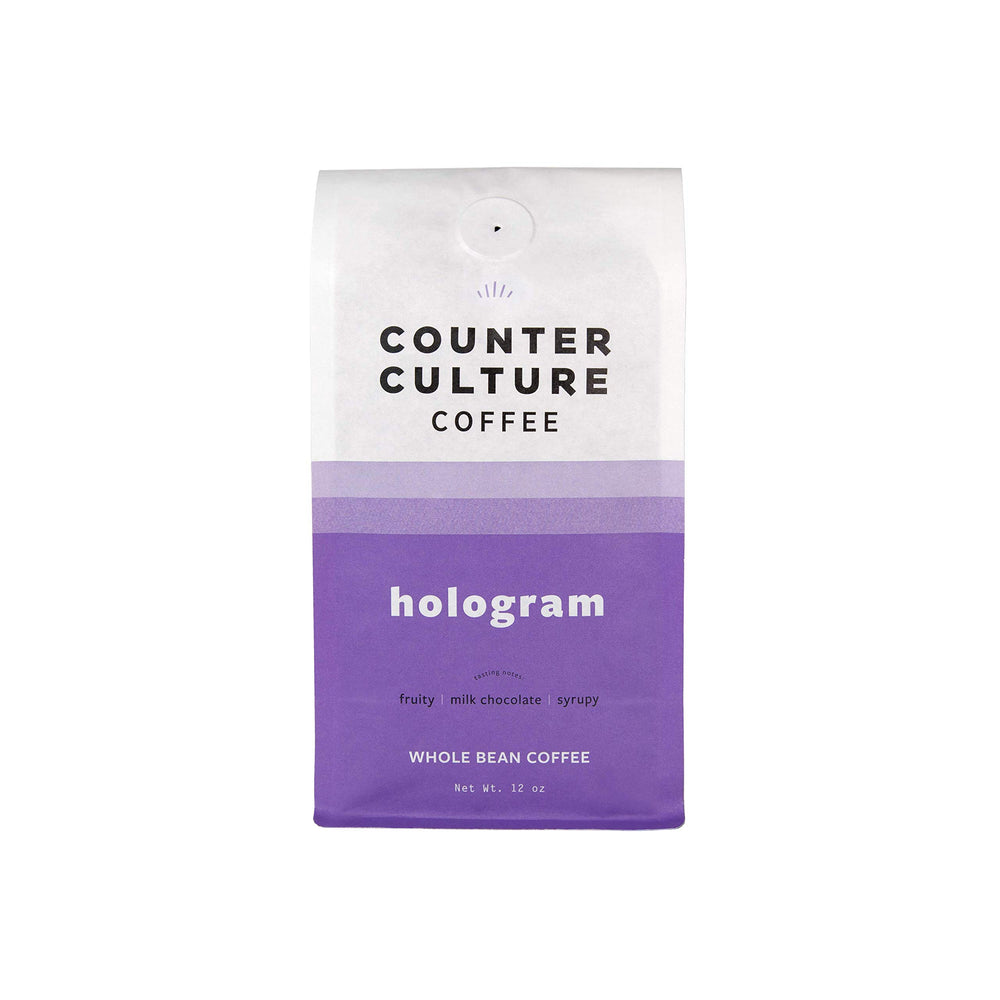 Counter Culture Coffee Hologram medium roast bag showing sustainable sourcing for home brewing