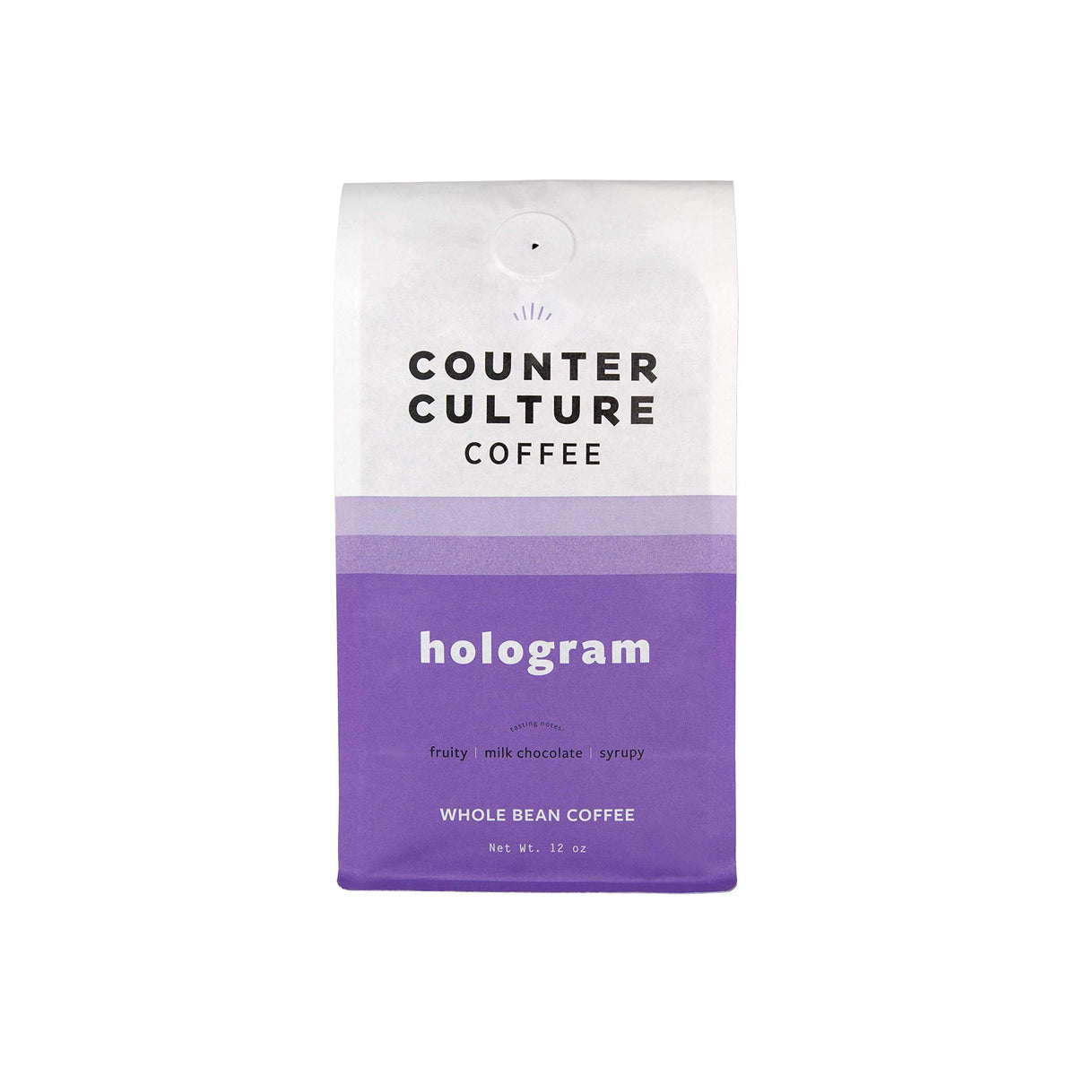 Counter Culture Coffee Hologram medium roast bag showing sustainable sourcing for home brewing