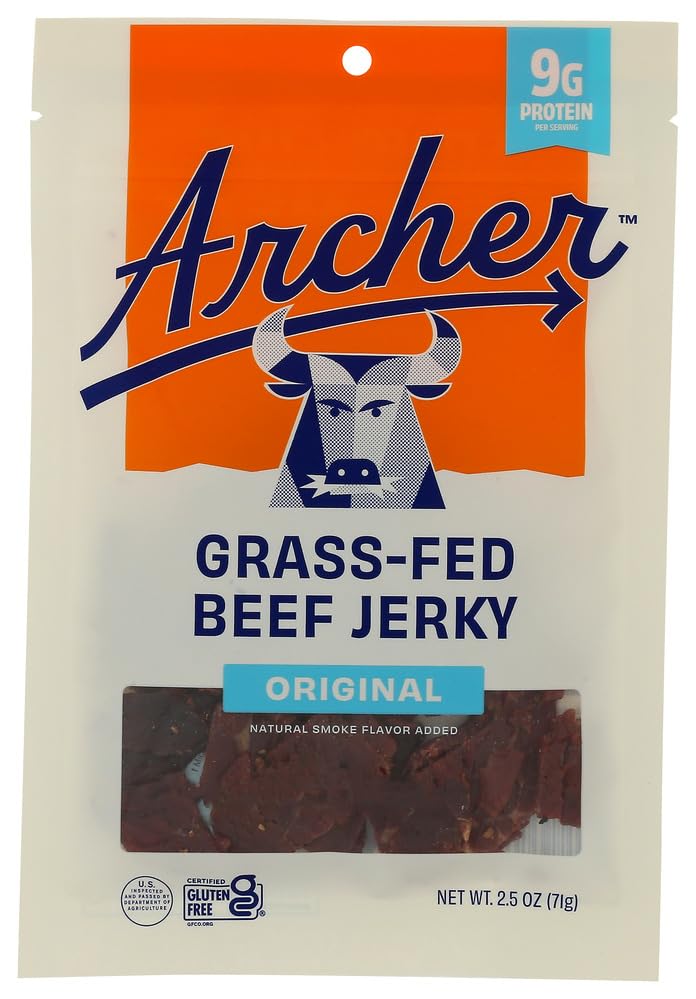 Country Archer ARCHER Original Beef Jerky 2.5oz pack for on-the-go protein.