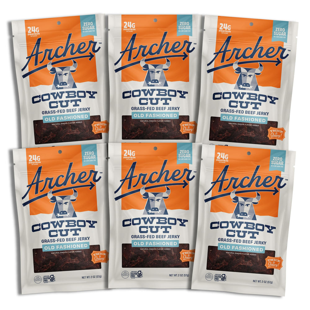 Country Archer Classic jerky 2oz pack front view for on-the-go snacking