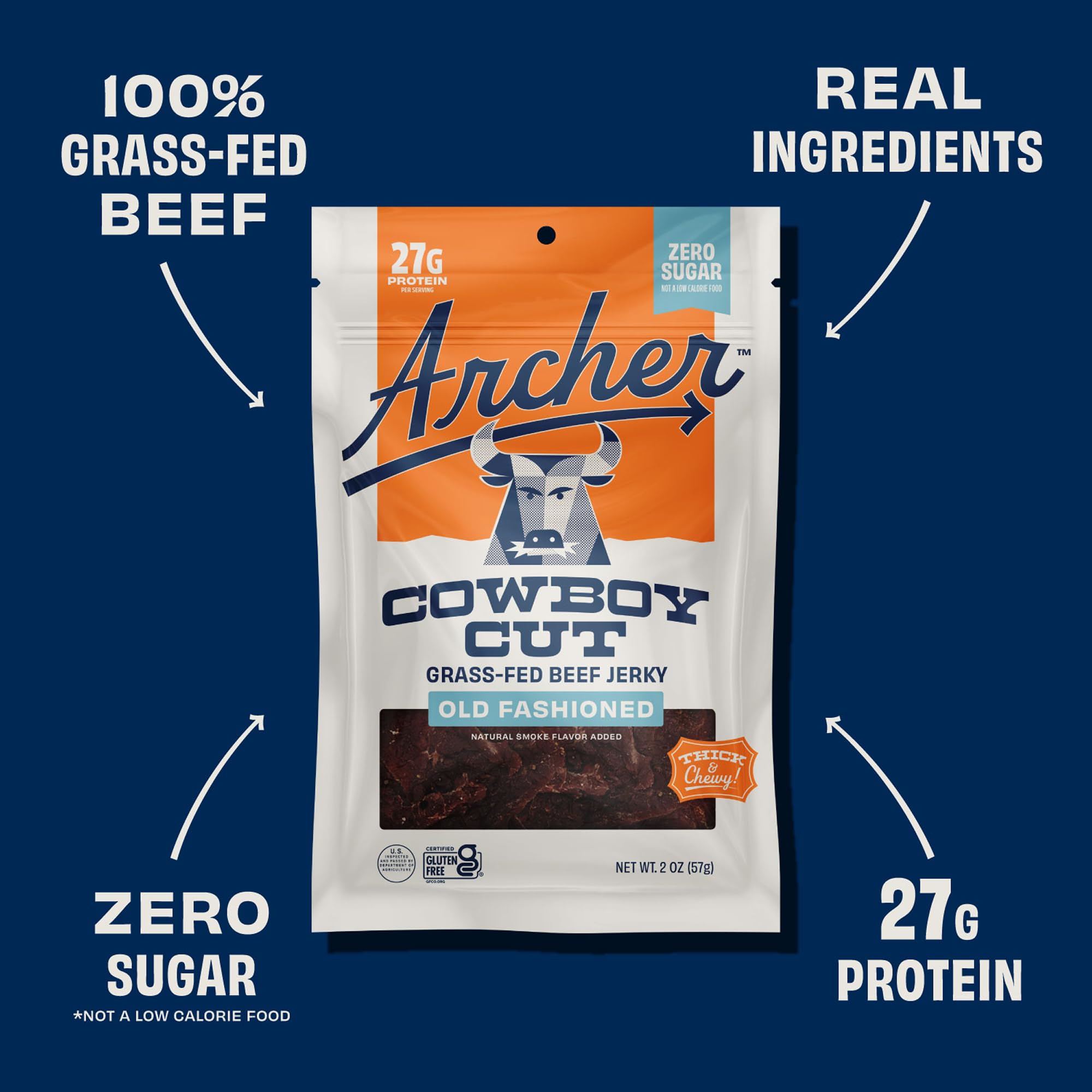 Country Archer Classic jerky on-the-go lifestyle shot