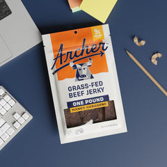 Country Archer Mango Habanero ingredients panel emphasizes gluten-free, low-carb satisfaction.