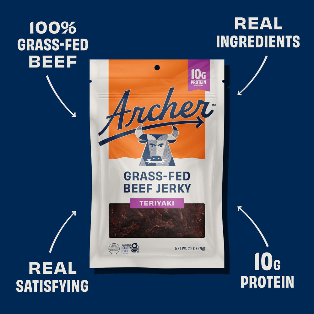Country Archer Teriyaki jerky enjoyed as a road trip snack.