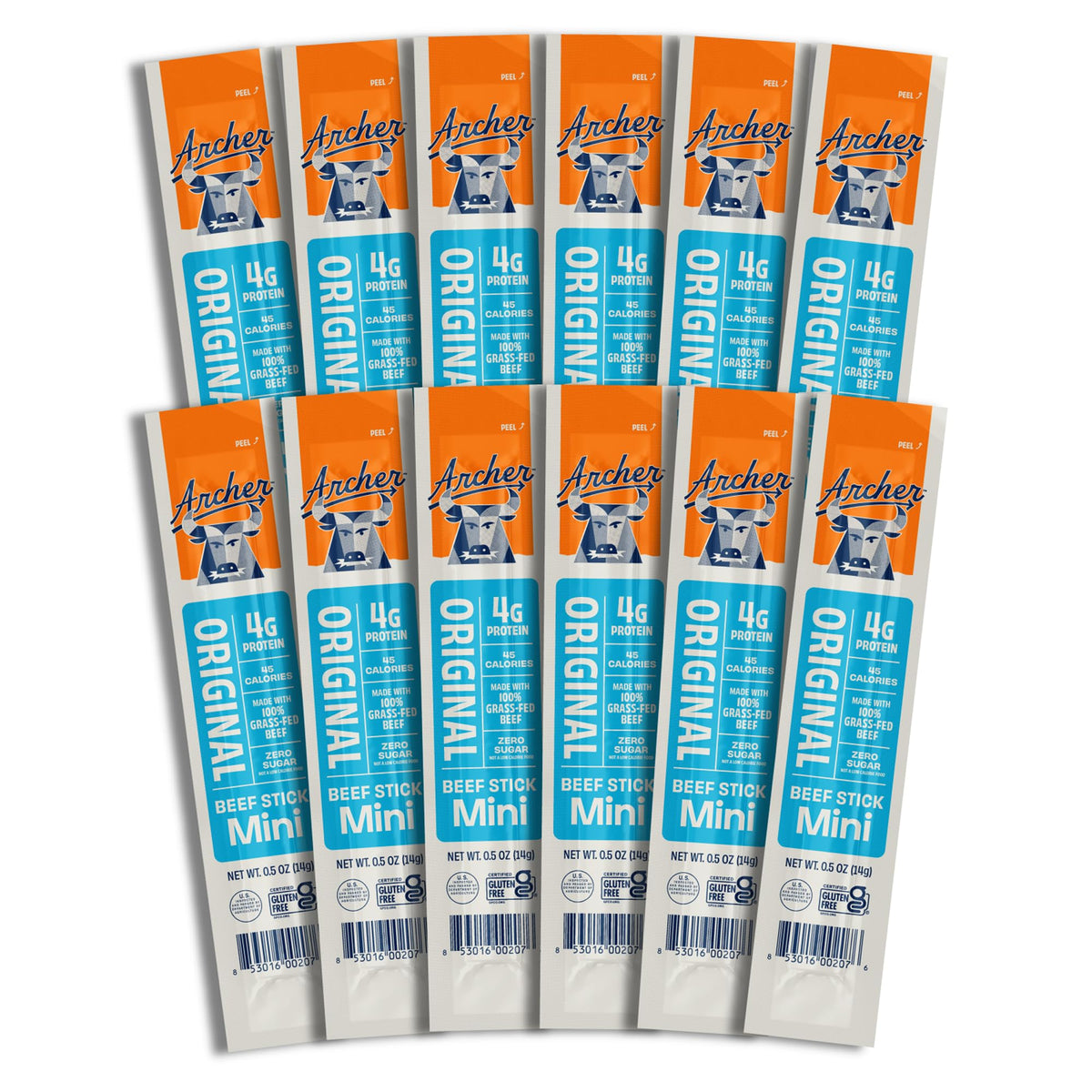 Country Archer mini beef jerky sticks bulk pack for on-the-go high-protein snacking.