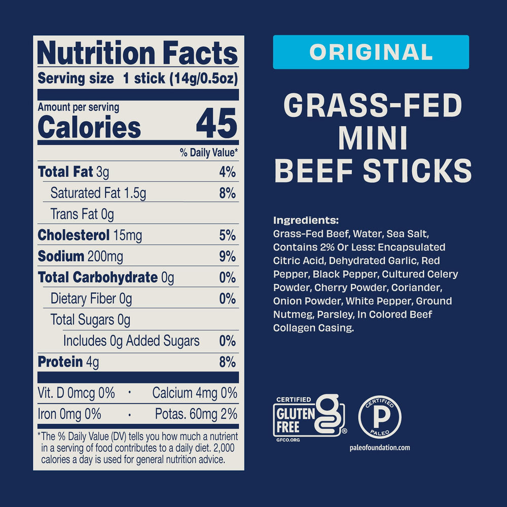 Country Archer mini beef jerky sticks individually wrapped for easy, mess-free snacking anywhere.