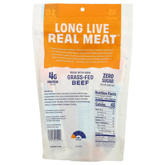 Country Archer mini beef sticks original close-up shows lean, protein rich texture.