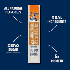 Country Archer Original Flavor Turkey Jerky Stick gluten-free and keto friendly
