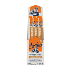 Country Archer Turkey Jerky Sticks original pack, convenient on-the-go snack.