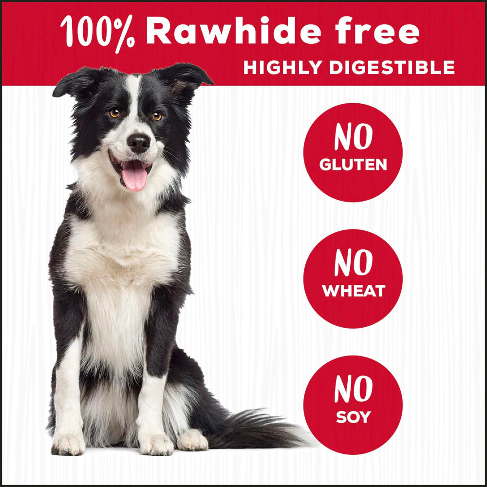 Country Kitchen long-lasting beef twists ideal for extended chews.
