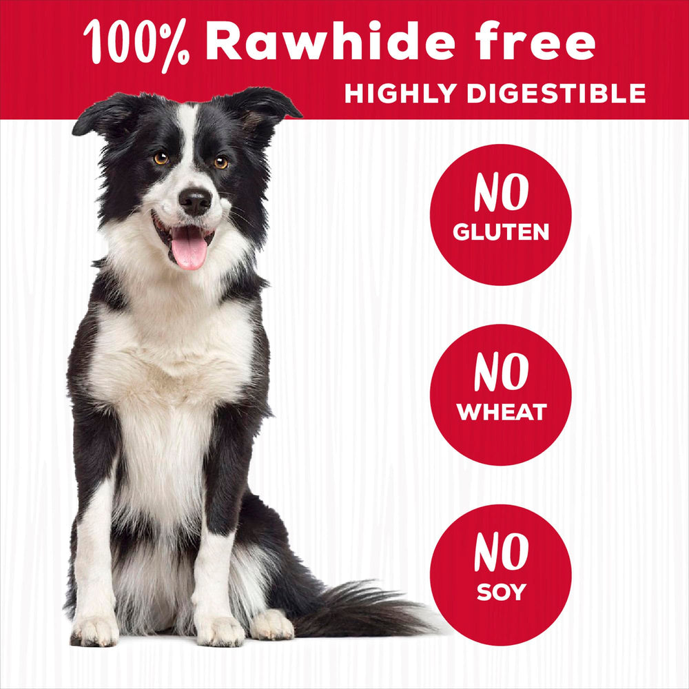 Country Kitchen Real beef ingredients—high-quality, rawhide-free chew.