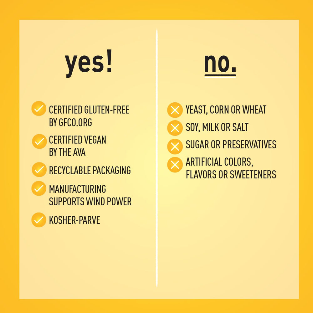 Gluten-free icon communicates dietary suitability for sensitive diets.