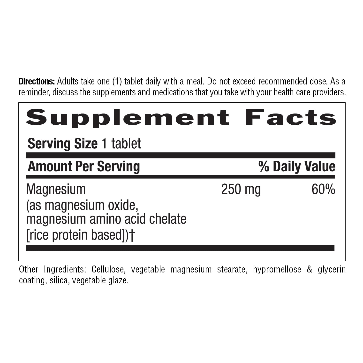 Vibrant packaging conveys high-quality Country Life magnesium supplement.