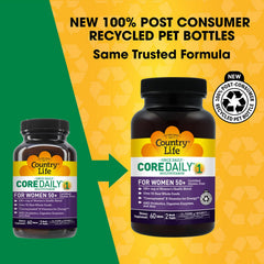Country Life CORE Daily-1 label close-up highlighting Women's Health Blend for daily wellness