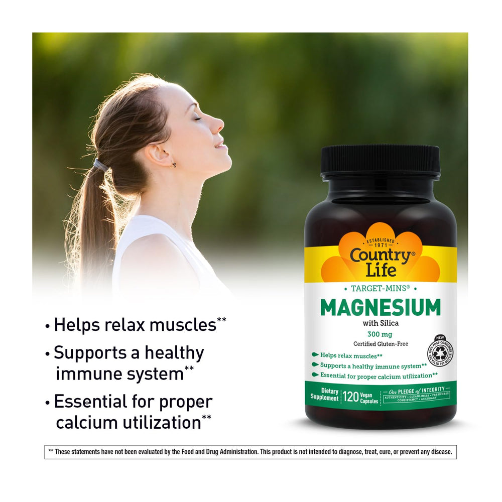 Country Life Target-Mins bottle label demonstrates free-form amino acids for enhanced absorption