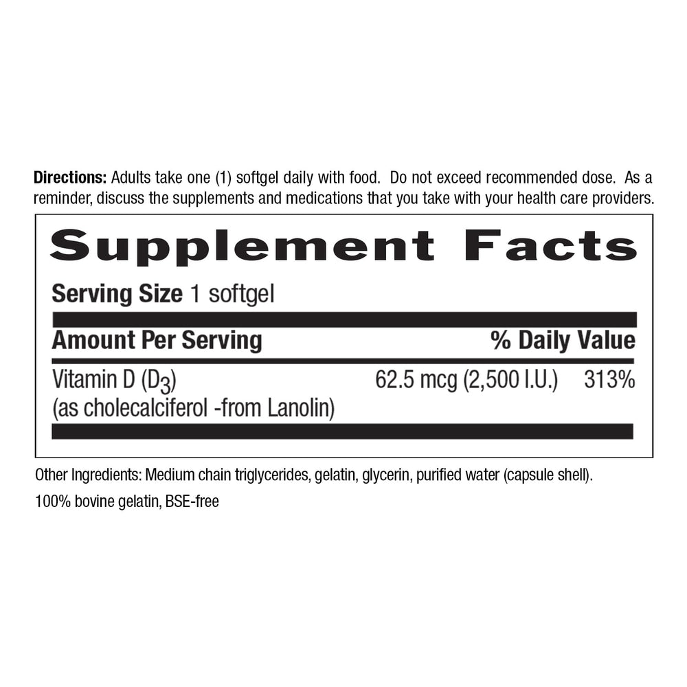 Easy-to-swallow softgels ideal for daily routines