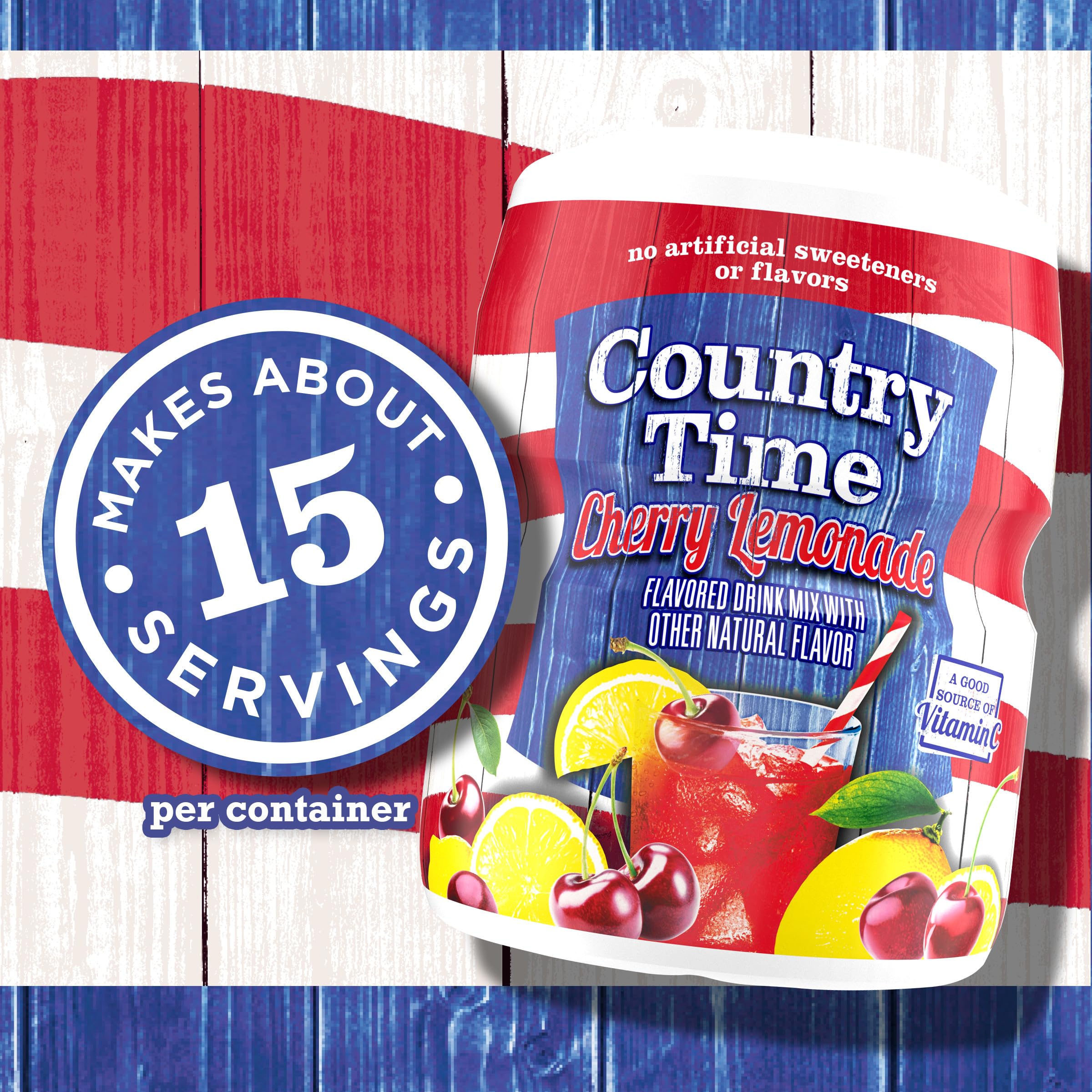 Country Time Cherry Lemonade kosher symbol shows quality and tradition