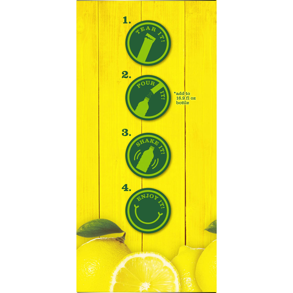 Country Time Lemonade In-a-Glass hero shot showcases ready-to-serve lemonade.