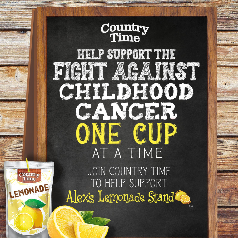 Country Time Lemonade pouches support family hydration while on outings.