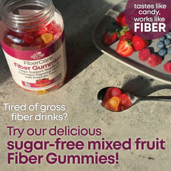 Country Farms Fiber Care Gummies nutrition label highlights serving size and fiber content for daily planning