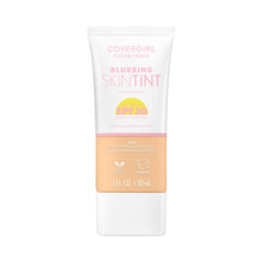 CoverGirl Clean Fresh Blurring Skin Tint bottle showing weightless coverage and SPF 30 protection