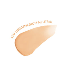 CoverGirl Clean Fresh Blurring Skin Tint swatch demonstrates buildable coverage for a natural finish