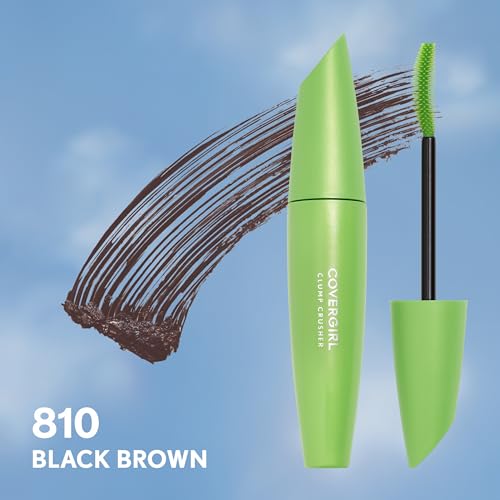 CoverGirl Clump Crusher Mascara straight-edge saturates lashes with rich color