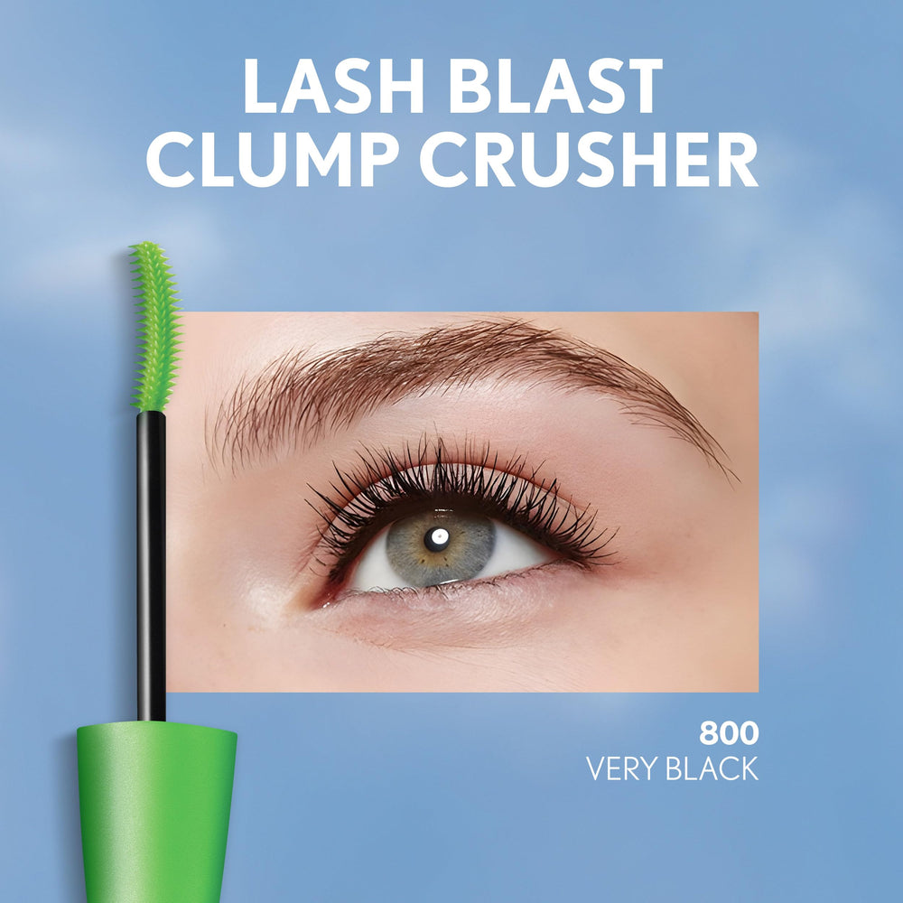 COVERGIRL Clump Crusher mascara side profile reveals slim travel friendly tube.