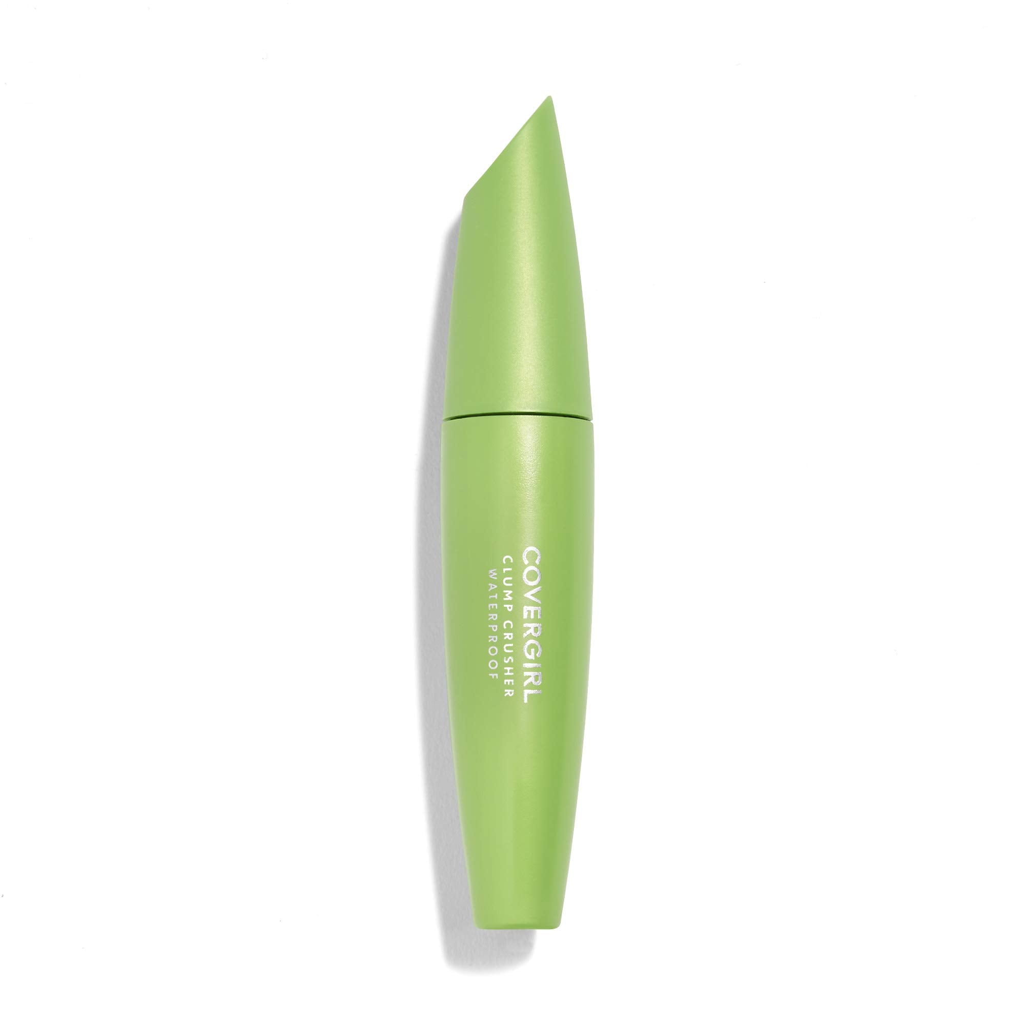 COVERGIRL Clump Crusher Waterproof Mascara Very Black cap close up shows intense color.