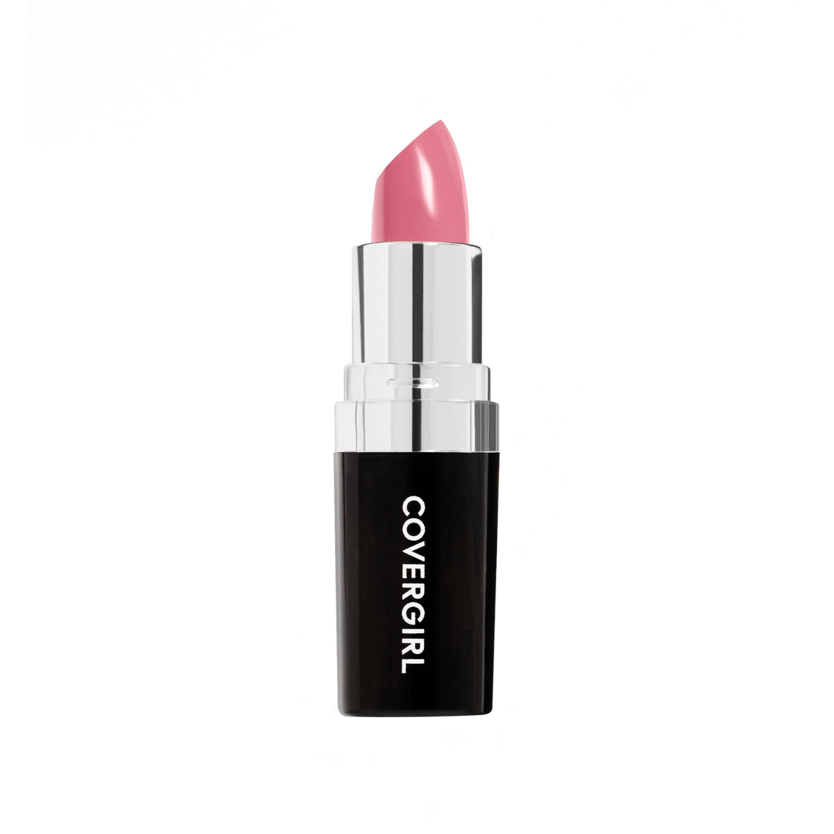CoverGirl Continuous Color Lipstick Smokey Rose 035 front view shows creamy shade and moisture.