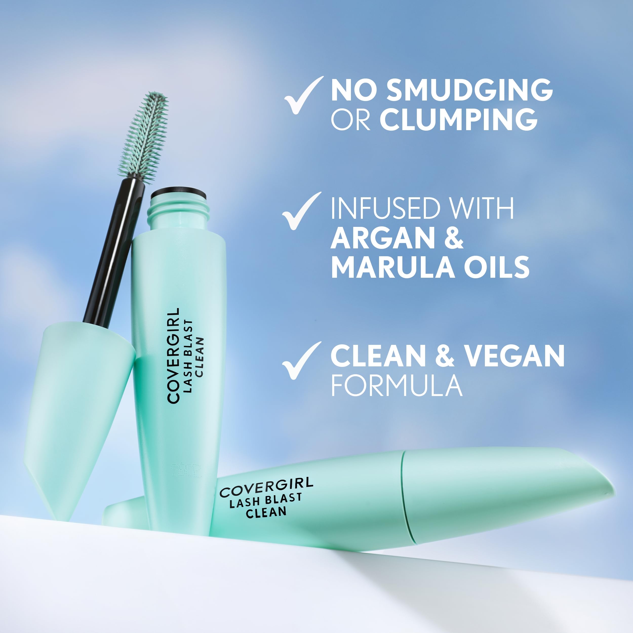CoverGirl Lash Blast mascara finish remains smudge-proof and durable throughout the day
