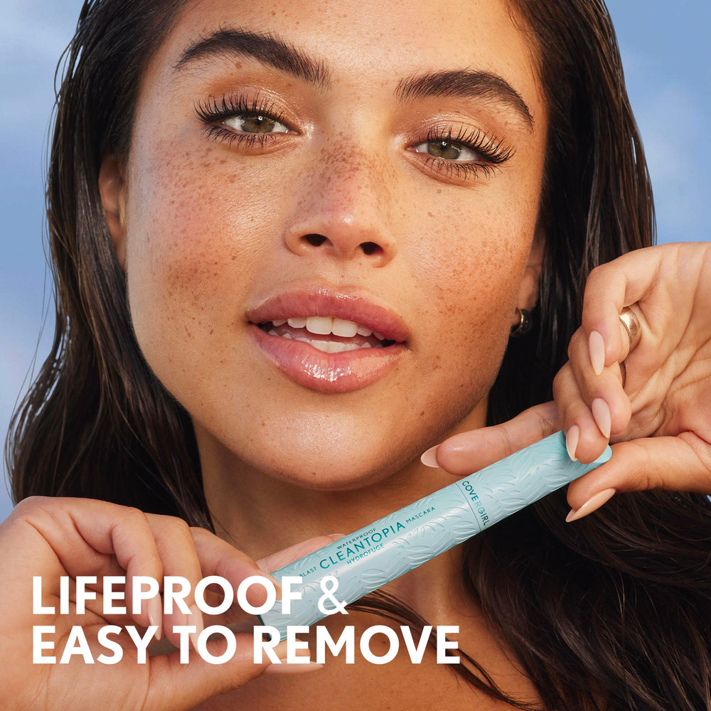 CoverGirl Lash Blast Cleantopia easy removal concept with gentle makeup removal