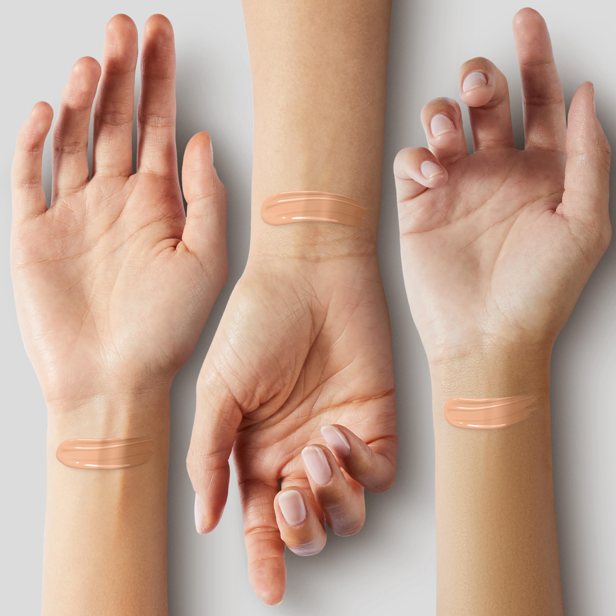 Application with fingertips for seamless, lightweight finish