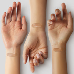 Covergirl Outlast Extreme Wear application close-up illustrating smooth blending on skin