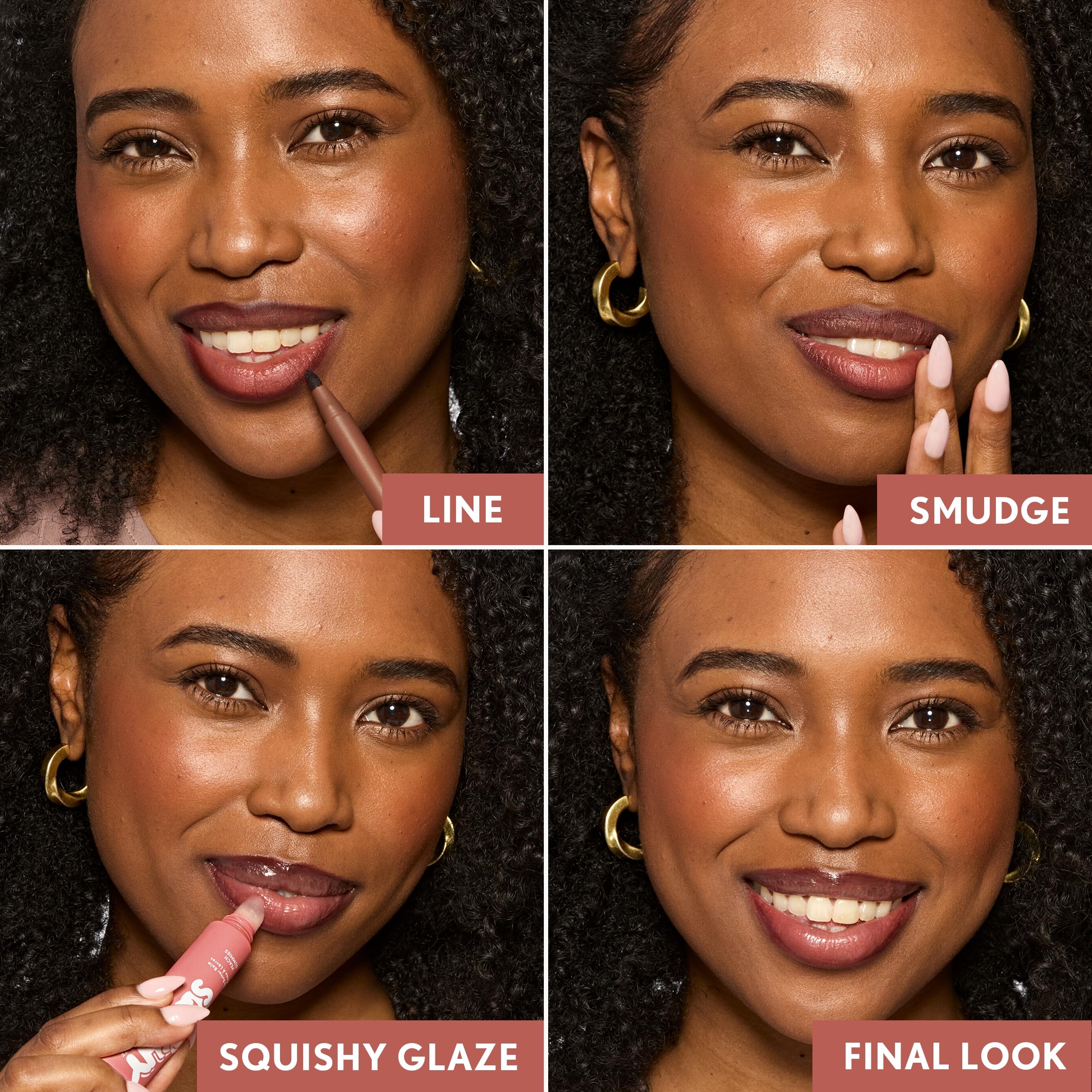 CoverGirl Lipstain 14-shade range includes warm browns and pinks for contour.