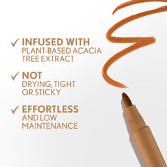 CoverGirl Outlast Lipstain Honey Sculpt satin finish gives a soft glow.