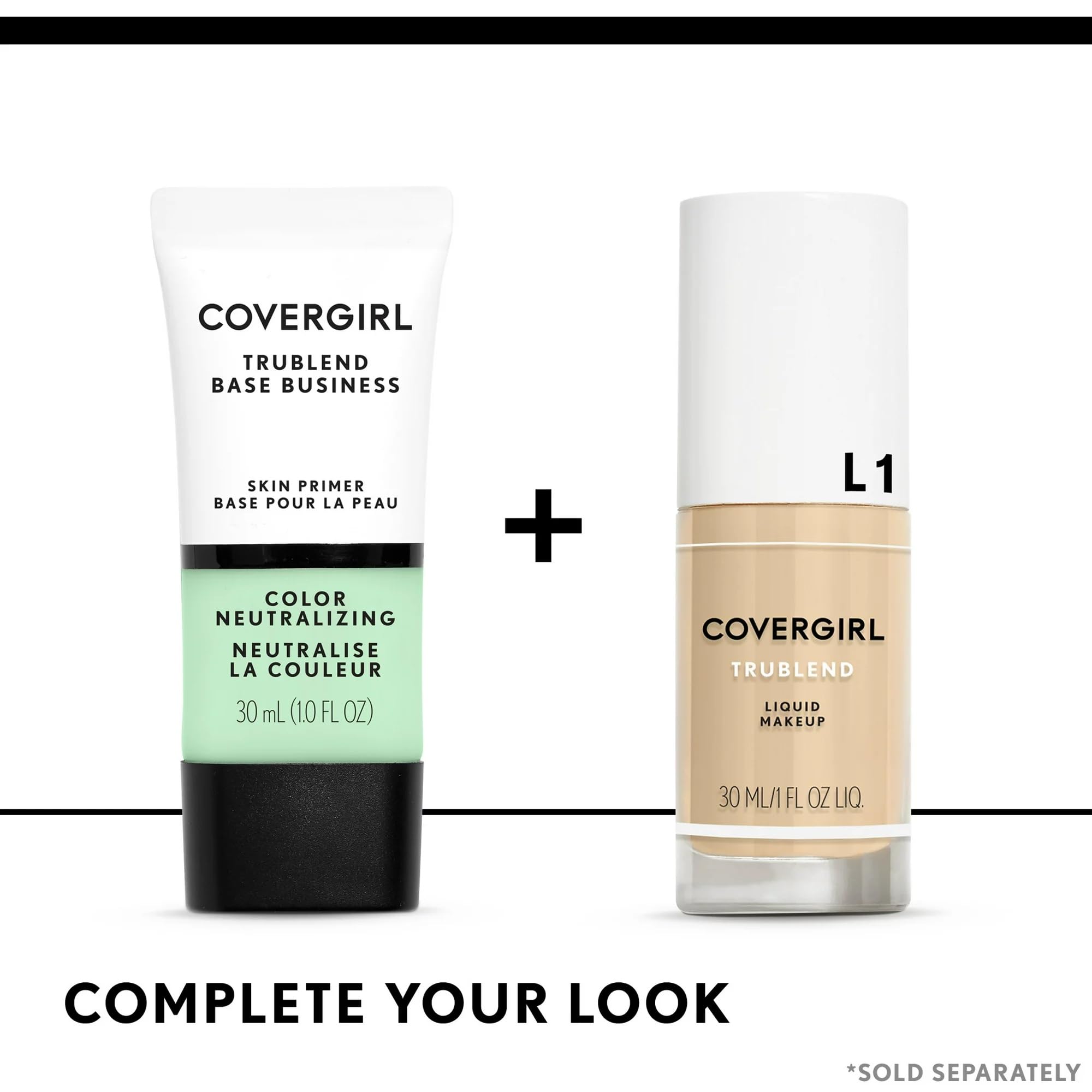 CoverGirl Primer weightless sheer finish for a natural appearance.