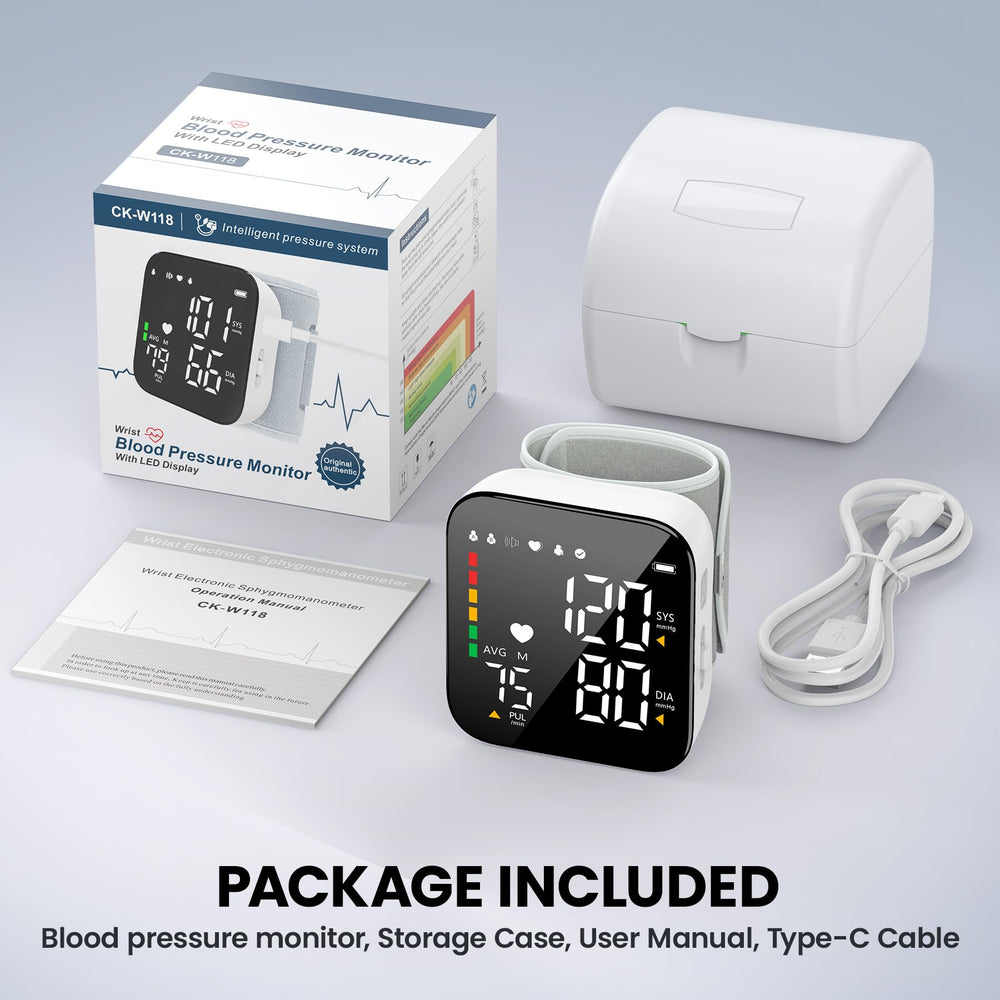 Coverich compact blood pressure monitor designed for home use.