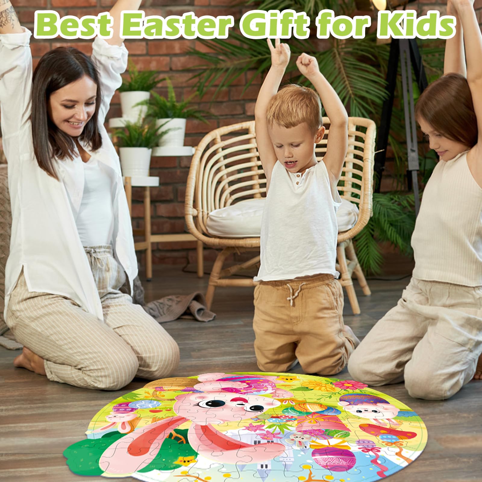 Covsen Easter puzzle box storage helps keep pieces organized.